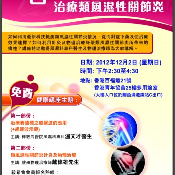 Rheumatoid Arthritis Physiotherapy, 類風濕關節炎關節痛楚, 類風濕關節炎物理治療